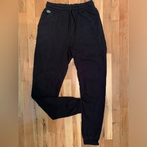 Lacoste black joggers